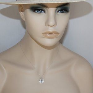 Sterling Silver LA Dragonfly Pendant Chain Necklace
